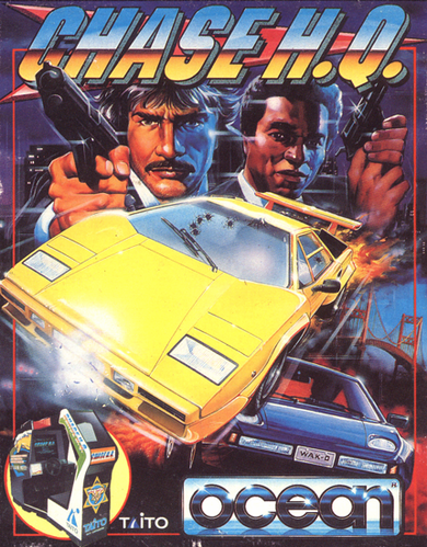 Chase HQ box art for Commodore 64